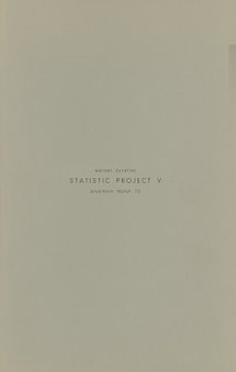 statisitic project V publication