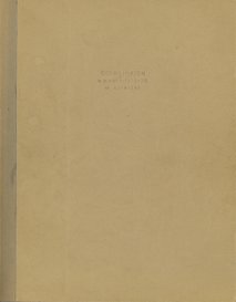Coördinaten, SP XXVI, 1975-77. Tapuscrit relié, format 27,5 x 22 cm, 305 pages.